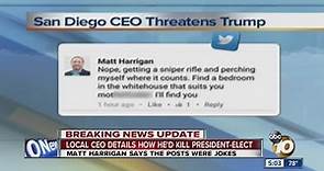 Local CEO faces federal probe over social media threats against Trump