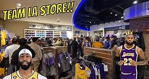 Visiting The Team LA Store With Ku Kicks + Lakers/Pacers Game