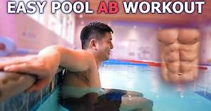 EASY Pool Ab Workout | Aqua/Pool Aerobics for Core | Physical Therapy Exercises
