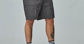 KANGOL袋鼠工裝多口袋短褲-鐵灰 | 褲/裙 | 所有商品 - 北歐森林