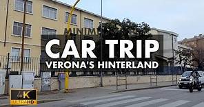 Car Trip Verona's hinterland to Legnago - Video 4k