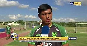 Pablo Vaca y la actualidad de la sub-23 🇧🇴. El defensor quiere ser un fijo para Zago.