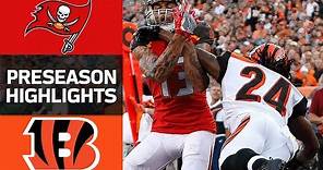 Buccaneers vs. Bengals | NFL Preseason Week 1 Game Highlights
