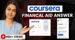 How To Apply For Financial Aid On Coursera and Get FREE Certificates|Step By Step Process with prove