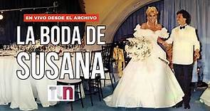 Una mirada íntima al espectacular casamiento de Susana Giménez