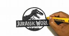 How to Draw the Jurassic World Logo