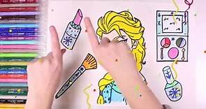 Dibuja y Colorea un BESO 👄🌈 Vídeos para niños