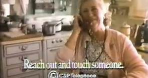 C&P Telephone ad from 1982