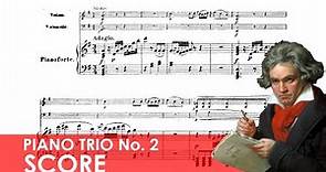 BEETHOVEN Piano Trio No. 2 in G major (Op. 1, No. 2) Score