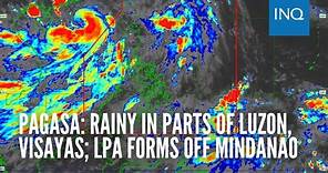 Pagasa: Rainy in parts of Luzon, Visayas; LPA forms off Mindanao