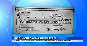 'Check washing' scams on the rise, prompting warnings from law enforcement nationwide