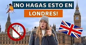 NO hagas esto en tu PRIMER VIAJE a LONDRES - 10 ERRORES al viajar a LONDRES | LONDRES ESENCIAL