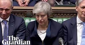 The moment Theresa May loses crucial Brexit deal vote