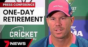 Full press conference: David Warner announces retirement from ODI cricket | 7 News Australia