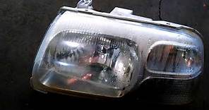 Headlight assembly replacement 2000 Suzuki Grand Vitara turn signal, headlight bulb Install