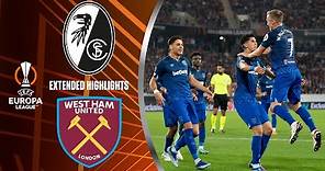 Freiburg vs. West Ham: Extended Highlights | UEL Group Stage MD 2 | CBS Sports Golazo - Europe