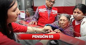 ¿Cómo saber si estoy afiliado al programa Pensión 65 con mi DNI y por INTERNET?