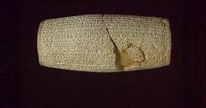 The Cyrus Cylinder from Ancient Babylon and the Beginning of the Persian Empire