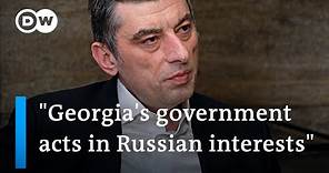 “Georgian government implements Russian propaganda” former PM Giorgi Gakharia | DW Interview