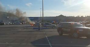 Vestal Fire Operating at a Car Fire at Walmart, 05/28/2021