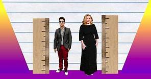 How Much Taller? - Bruno Mars vs Adele!
