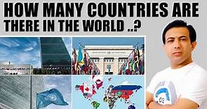 How Many Countries Are There In The World 195, 200, 206 | World Map and Geography | Muhammad Akram