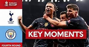 Tottenham Hotspur v Manchester City | Key Moments | Fourth Round | Emirates FA Cup 2023-24