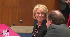 WATCH: Education Secretary Betsy DeVos to go before Senate committee