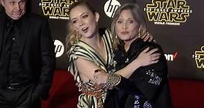 Carrie Fisher & Billie Lourd "Star Wars The Force Awakens" World Premiere