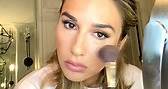 Jessie James Decker on Instagram: "Quick makeup tutorial for my at home press tour look for my book @justfeedme out next week!! If I were to launch more cosmetics what would you wanna see next?? Comment below!! Pretty much used @ctilburymakeup on everything! But used @patricktabeauty lip gloss and @thekatvond tattoo liner @chanel.beauty foundation , @amazingcosmetics concealer @anastasiabeverlyhills brow pencil ✨✨✨"