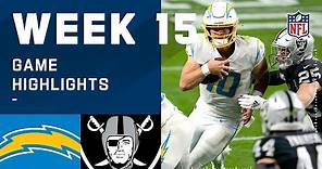 Chargers vs. Raiders Week 15 Highlights | NFL 2020
