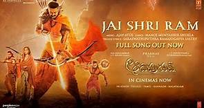Full Video: Jai Shri Ram (Telugu) Adipurush | Prabhas |Ajay Atul ,Ramajogayya | Om Raut