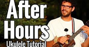 The Velvet Underground - After Hours - Ukulele Tutorial With Chords On Screen And Play Along