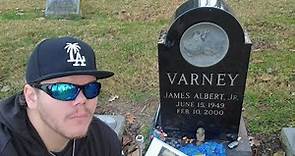 Visiting the grave of Jim Varney aka Ernest P. Worrell at Lexington Cemetery in Lexington, Kentucky