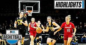 Nebraska at Iowa | Big Ten Women's Basketball | Highlights | Jan. 16, 2022