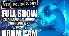New Found Glory - Cyrus Bolooki - FULL SHOW (Drum Cam) - Starland Ballroom - Sayreville, NJ - 6/8/19