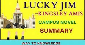 Lucky Jim summary by Kingsley Amis @waytoknowledge5744