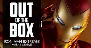 Iron Man Extremis Mark II Statue Unboxing