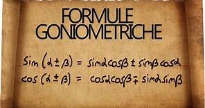 Formule di Addizione, Sottrazione, Duplicazione & Co in goniometria ;)