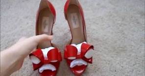Red Valentino couture bow d'orsay pump review