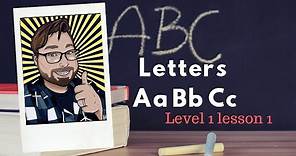 Adult Phonics Level 1 lesson 1 ABC Alphabet Sounds and Words | Homeschool Phonics Curriculum