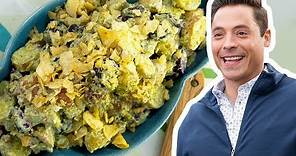 Jeff Mauro Makes Double Potato Salad with Pesto | The Kitchen | Food Network