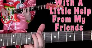 With A Little Help From My Friends | Guitar Cover | Isolated