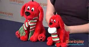 Clifford the Big Red Dog Holiday Stuffed Animals from Douglas Company