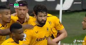 Diego Costa's goal for Wolves #DiegoCosta #wolverhamptonwanderers #goal