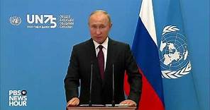 WATCH: Russia President Putin's full speech at U.N. General Assembly