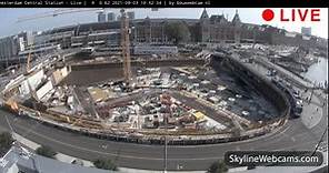 【LIVE】 Live Cam Amsterdam Central Station | SkylineWebcams