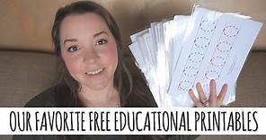 15+ of Our Favorite FREE Educational Printables // Part 1