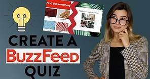 How To Make A Buzzfeed Style Quiz