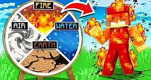 The Roulette of ELEMENTAL POWERS in Minecraft!